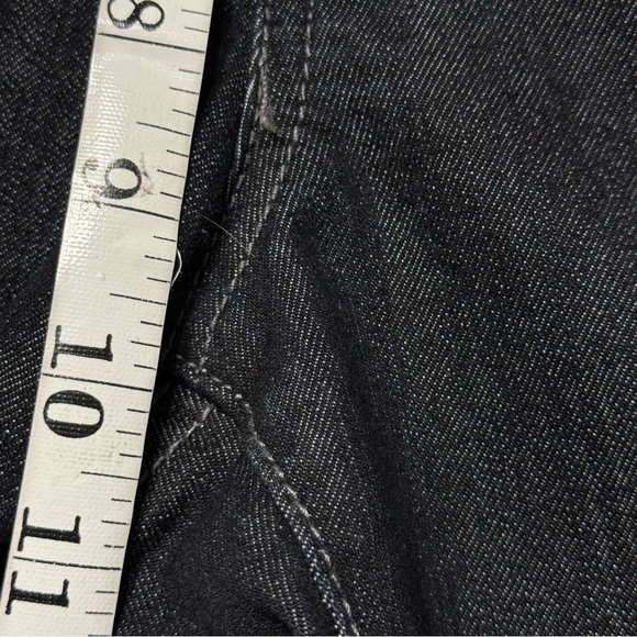 NEW Baccini Black Women's Denim Jeans with Rhinestone Pockets Size 12P - Picture 9 of 13